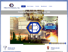Tablet Screenshot of filtersforindustry.com